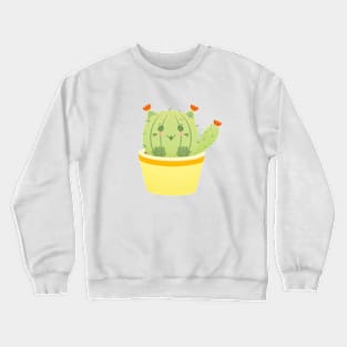 Cactus Cat Crewneck Sweatshirt